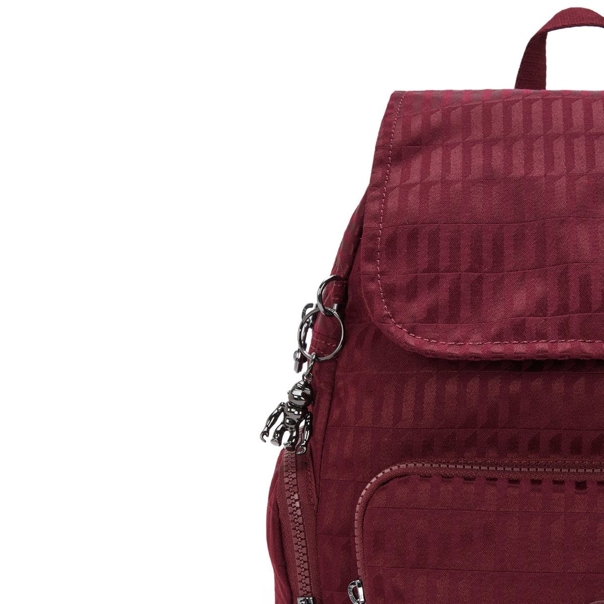 Kipling City Zip S Maroon Tile Jq حقيبة ظهر صغيرة I6749-9HX