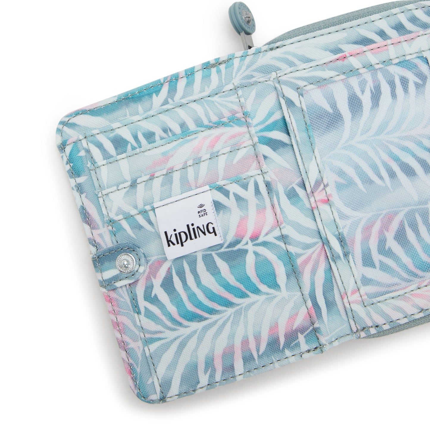 محفظة Kipling Money Love Palmtree Leaves متوسطة الحجم I6791-3QN