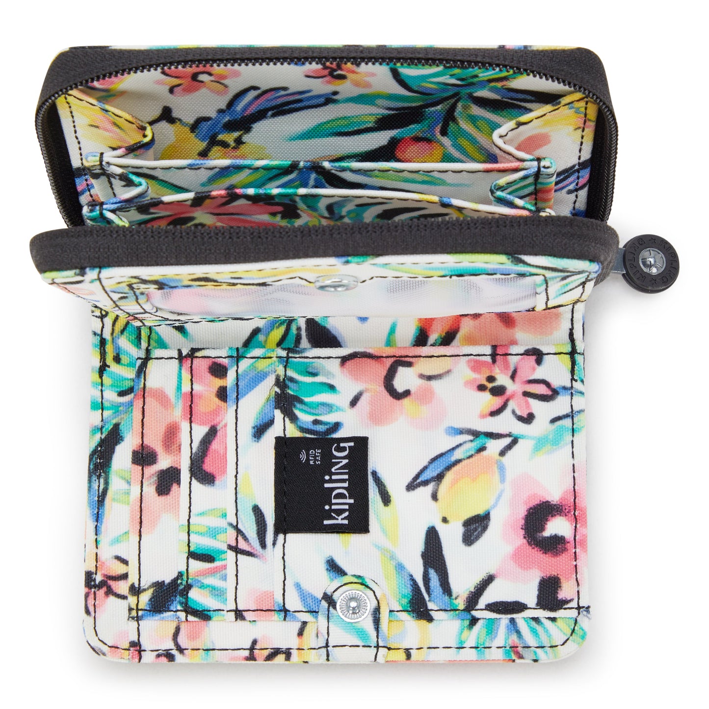 Kipling Money Love Cocktail Floral محفظة متوسطة I6791-5DZ