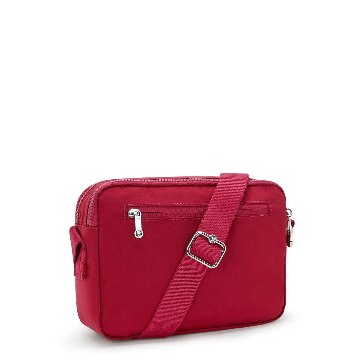حقيبة كتف متوسطة الحجم Kipling Abanu M باللون الأحمر والنبيذ الأحمر I6847-6SE