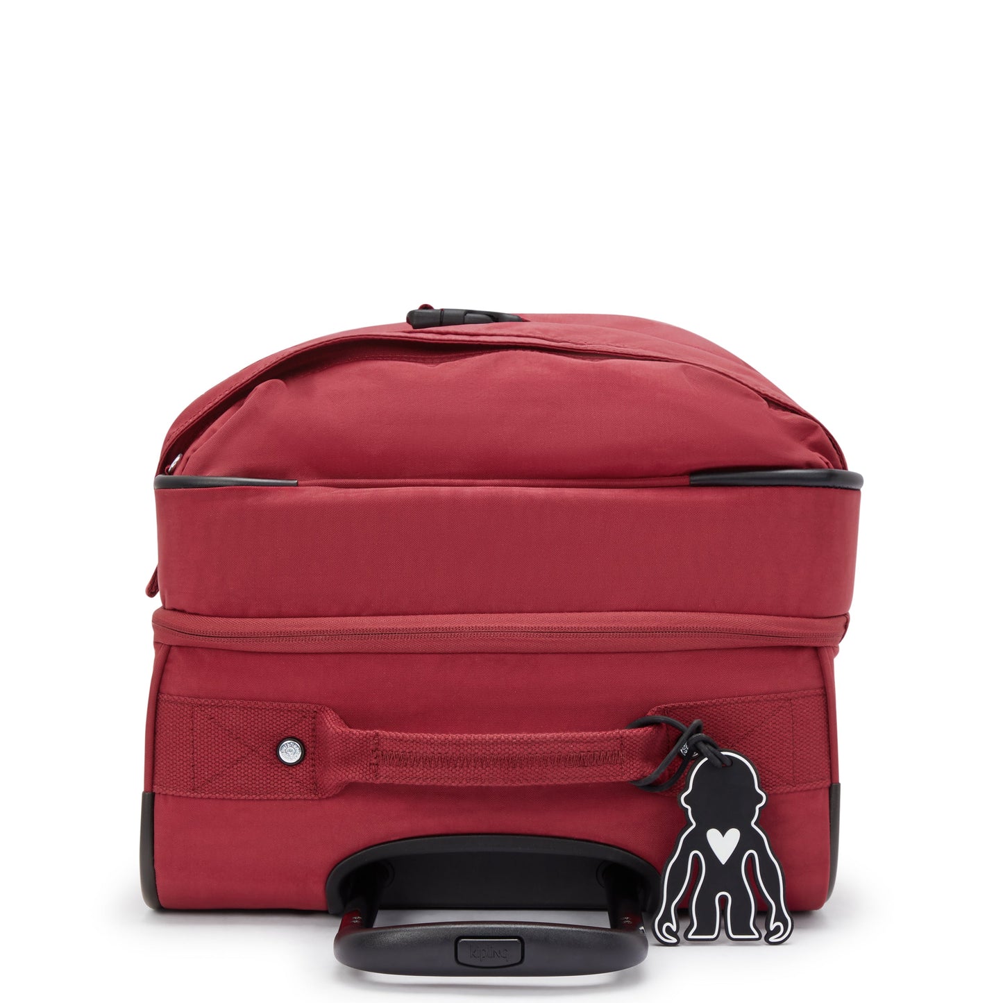حقيبة سفر Kipling Spontaneous M متوسطة الحجم بعجلات، لون أحمر جذاب، I6918-4SS