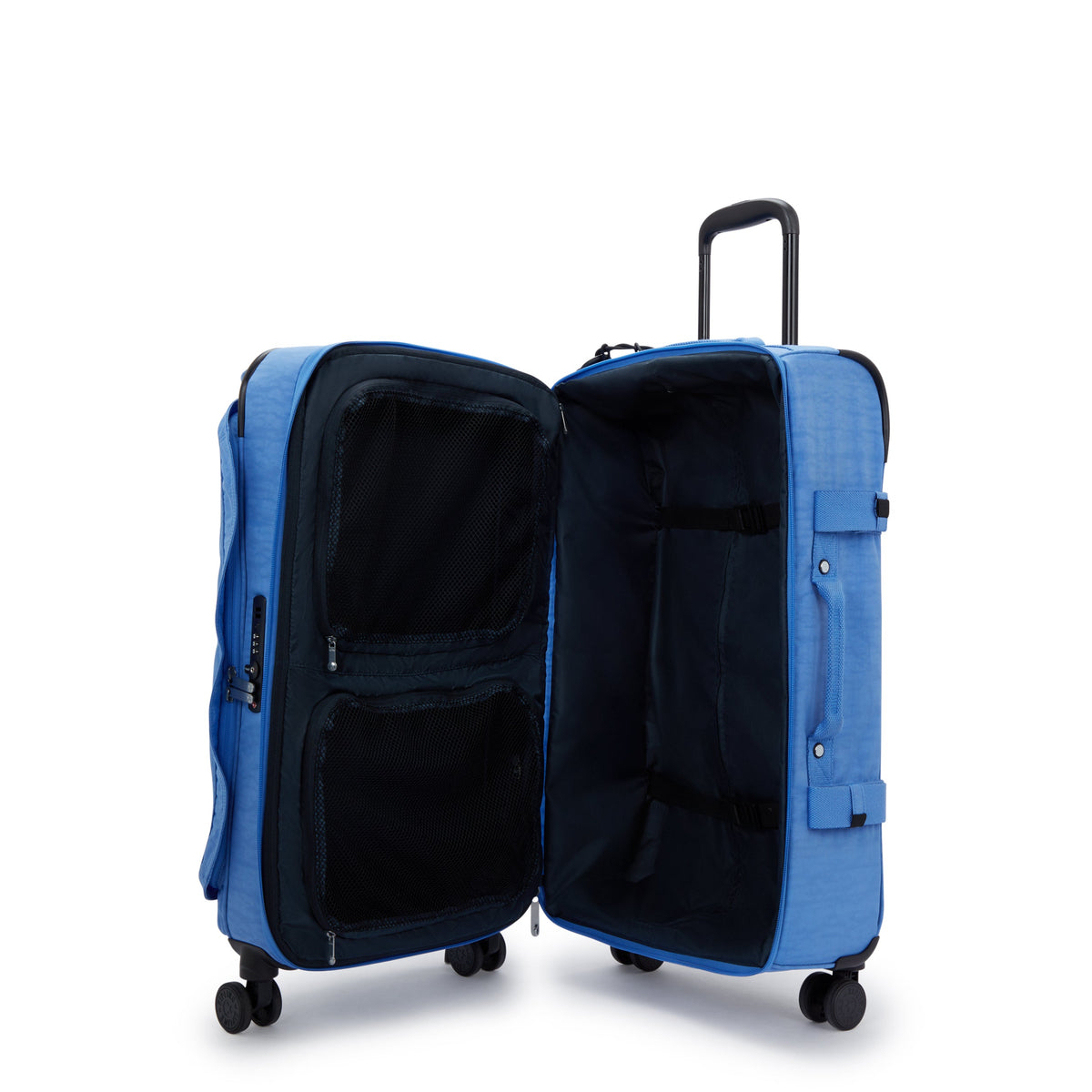 حقيبة سفر Kipling Spontaneous M Cocktail Blue متوسطة الحجم بعجلات I6918-87S