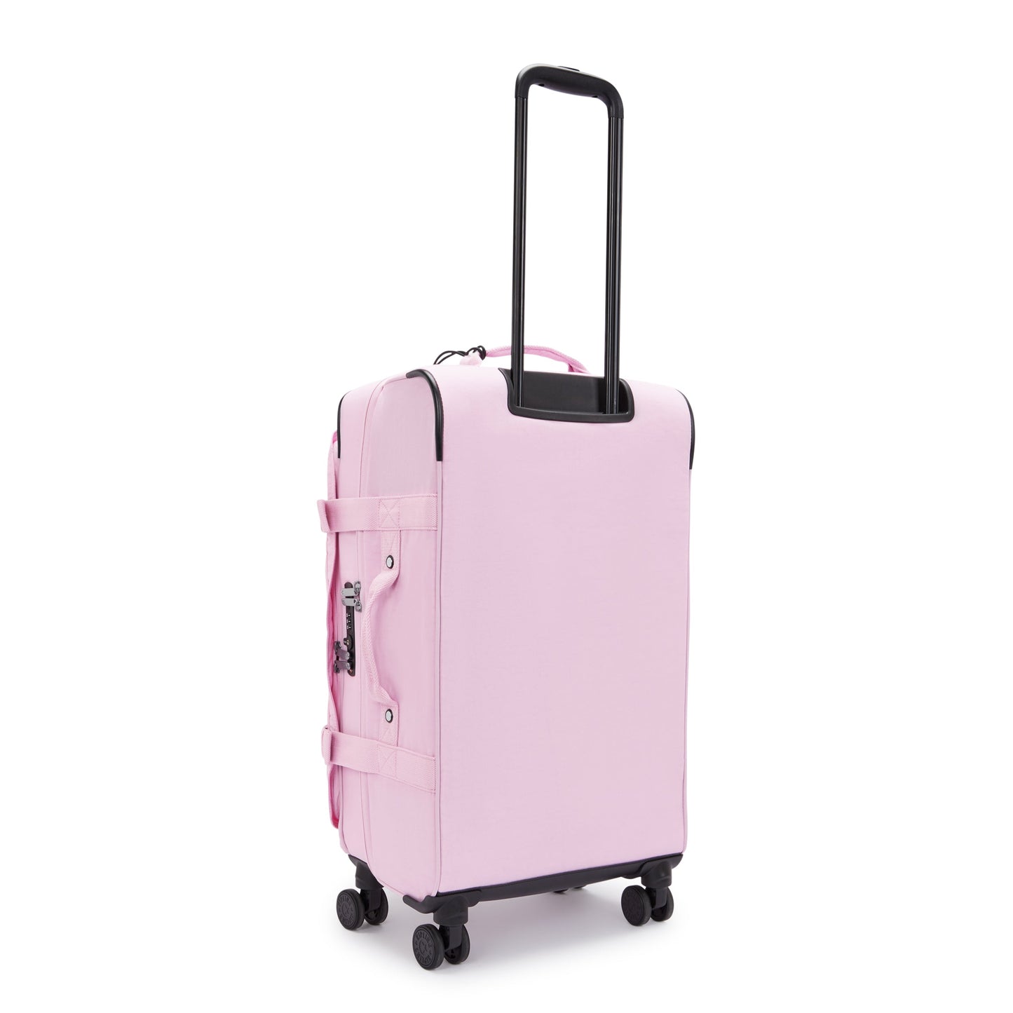 KIPLING-Spontaneous M-Medium حقيبة سفر بعجلات-Blooming Pink-I6918-R2C