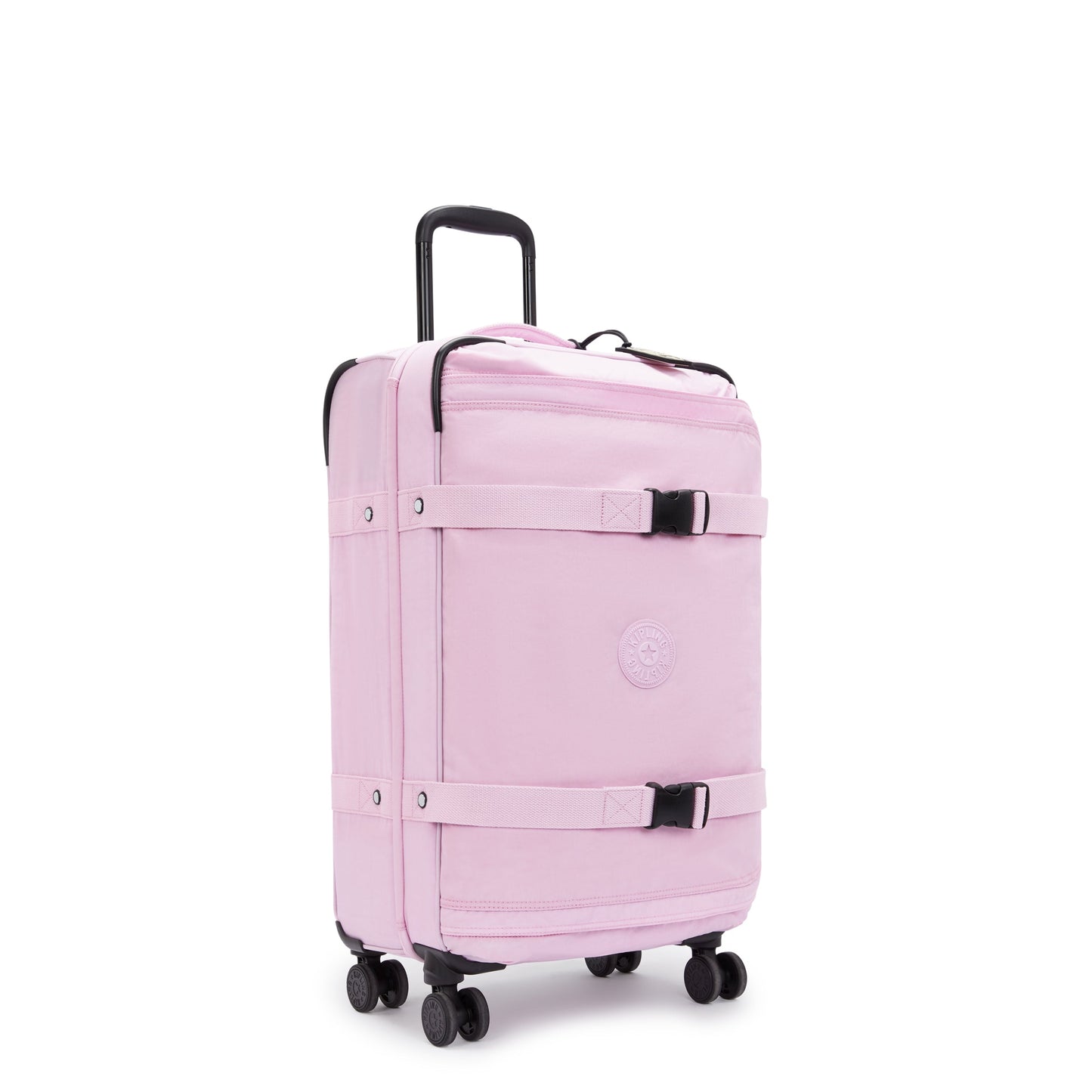 KIPLING-Spontaneous M-Medium حقيبة سفر بعجلات-Blooming Pink-I6918-R2C