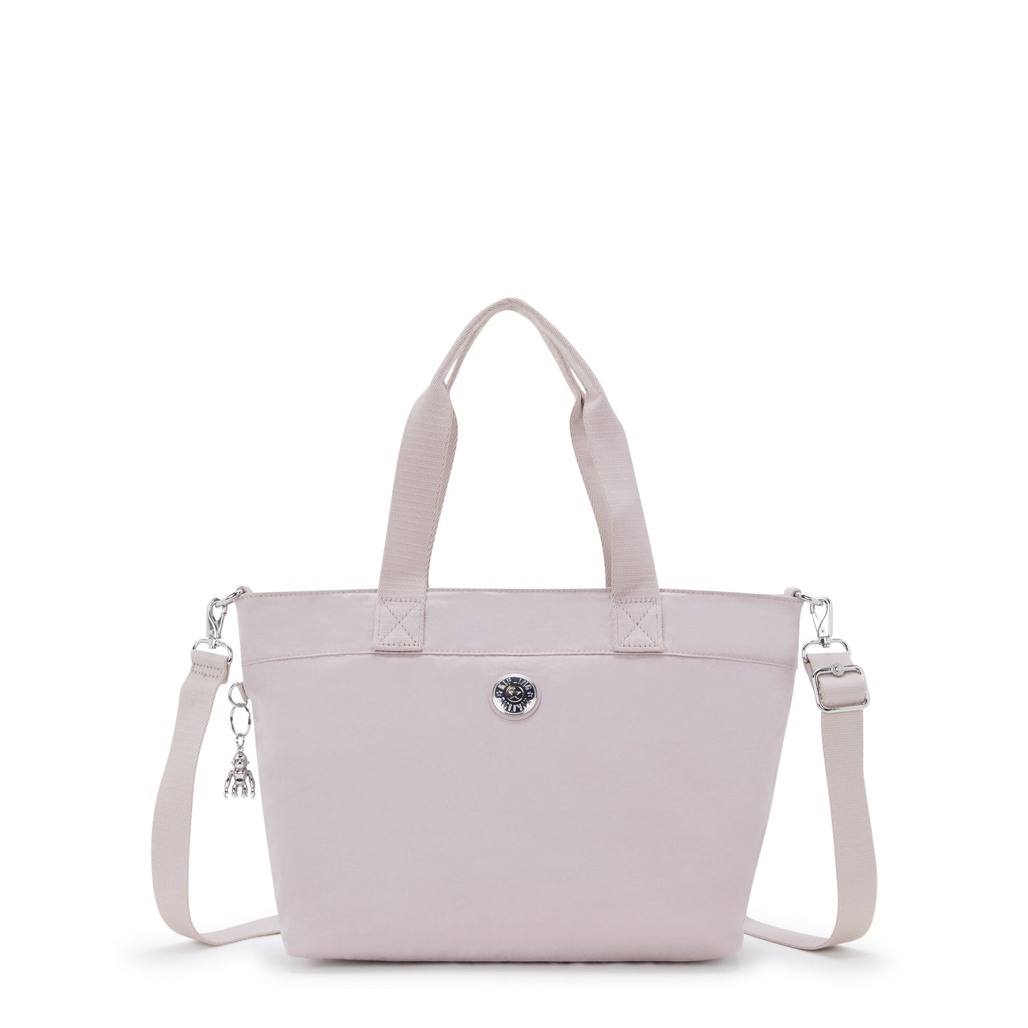 KIPLING-Colissa S-Small tote (with detachable shoulderstrap)-Gleam Silver-I6951-K6G