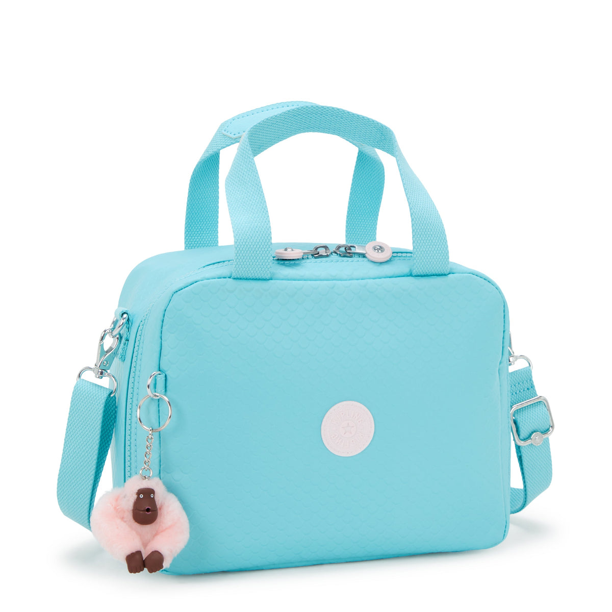 حقيبة غداء كبيرة Kipling Miyo Mermaid Emboss مع جراب عربة I6952-62H
