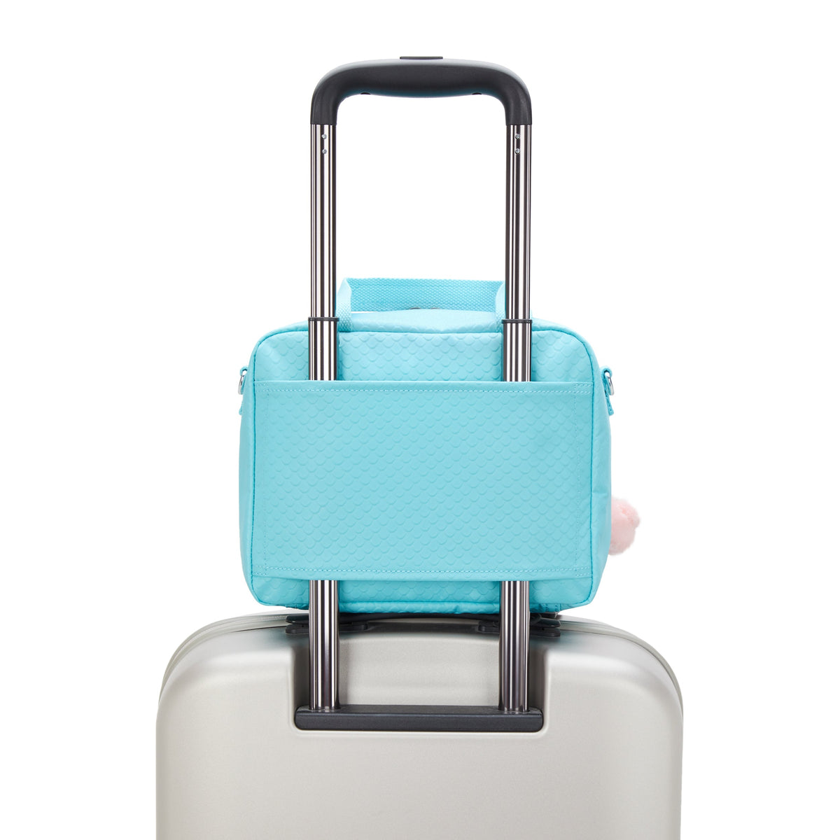 حقيبة غداء كبيرة Kipling Miyo Mermaid Emboss مع جراب عربة I6952-62H