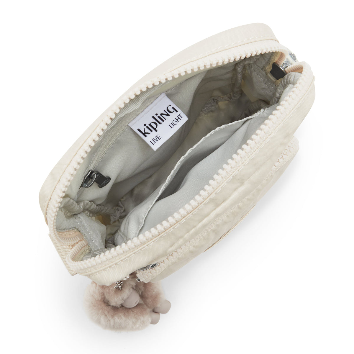 حقيبة KIPLING-Gunne-Small Crossbody مع أحزمة قابلة للتعديل - بيج لؤلؤي - I6992-3KA