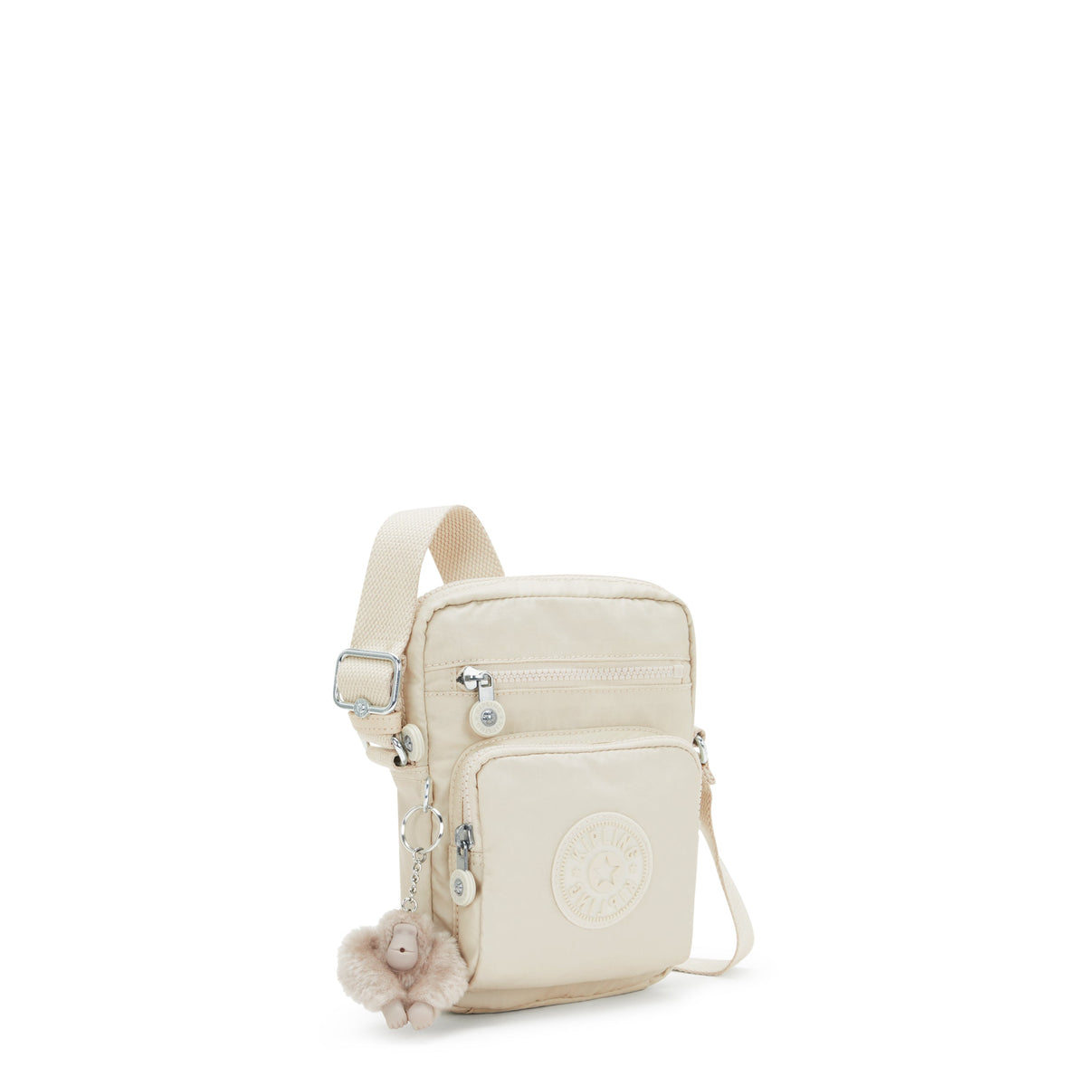 حقيبة KIPLING-Gunne-Small Crossbody مع أحزمة قابلة للتعديل - بيج لؤلؤي - I6992-3KA