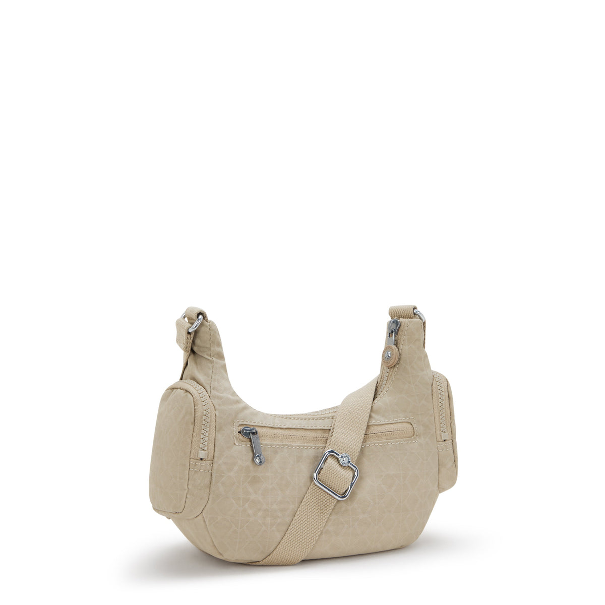 حقيبة كتف صغيرة Kipling Rikka Mini Sign Beige Embed I7005-96A