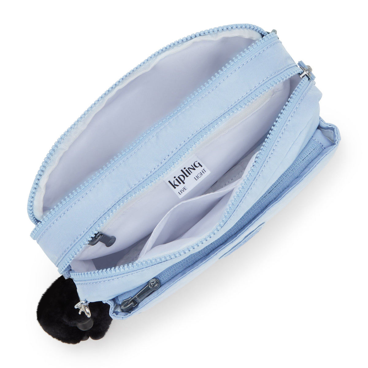 Kipling Abanu M Cloudy Sky Blue Medium Crossbody I7076-2DS