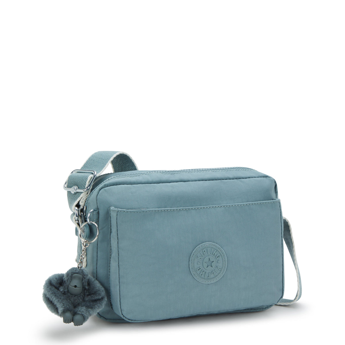 حقيبة Kipling Abanu M رمادية مريحة متوسطة الحجم I7076-3NL