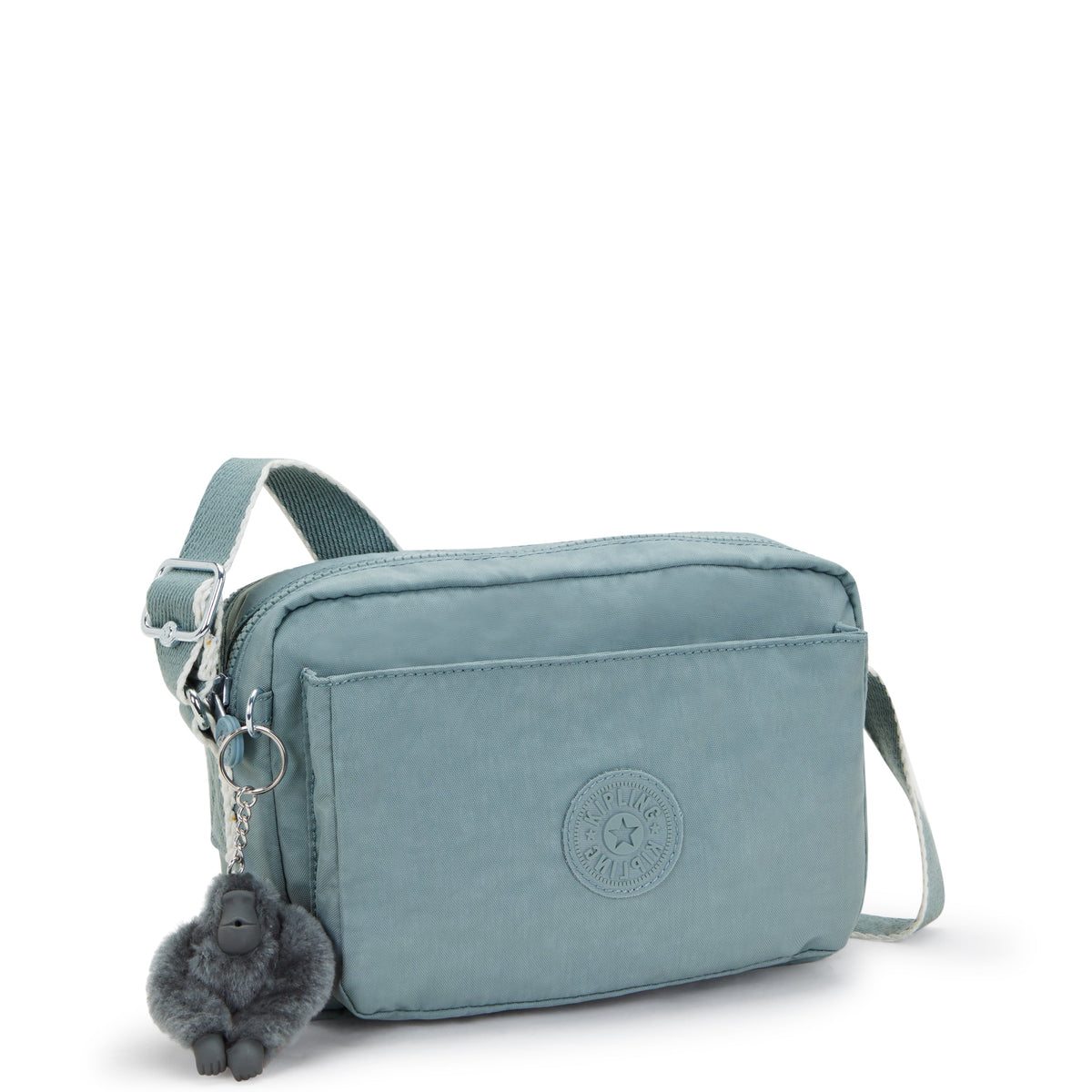 حقيبة Kipling Abanu M رمادية مريحة متوسطة الحجم I7076-3NL