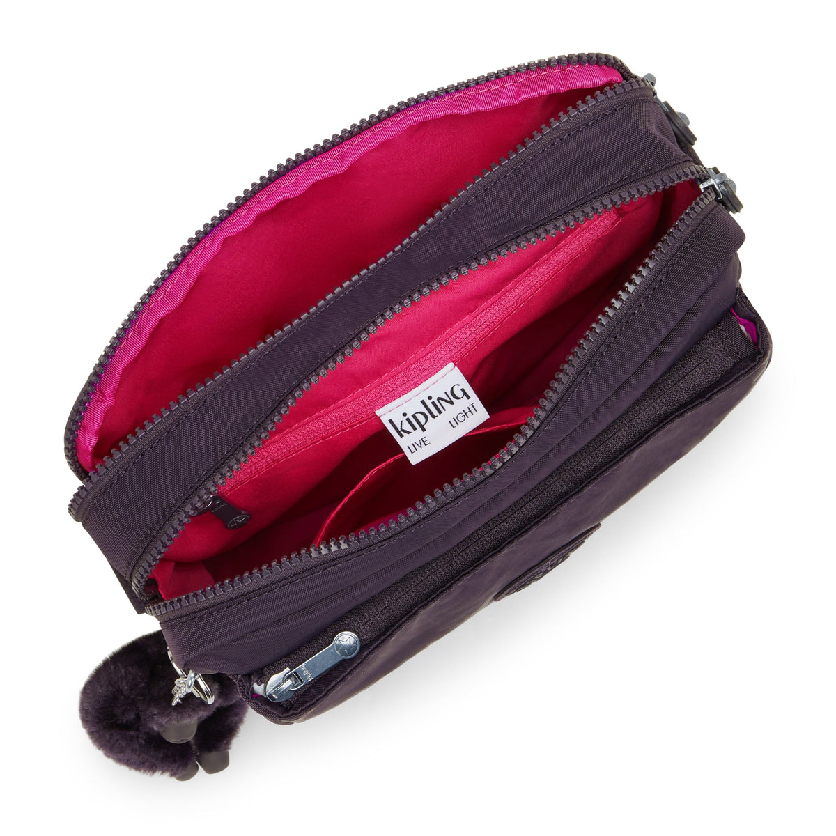 حقيبة Kipling Abanu M Ultimate Plum متوسطة الحجم I7076-67U