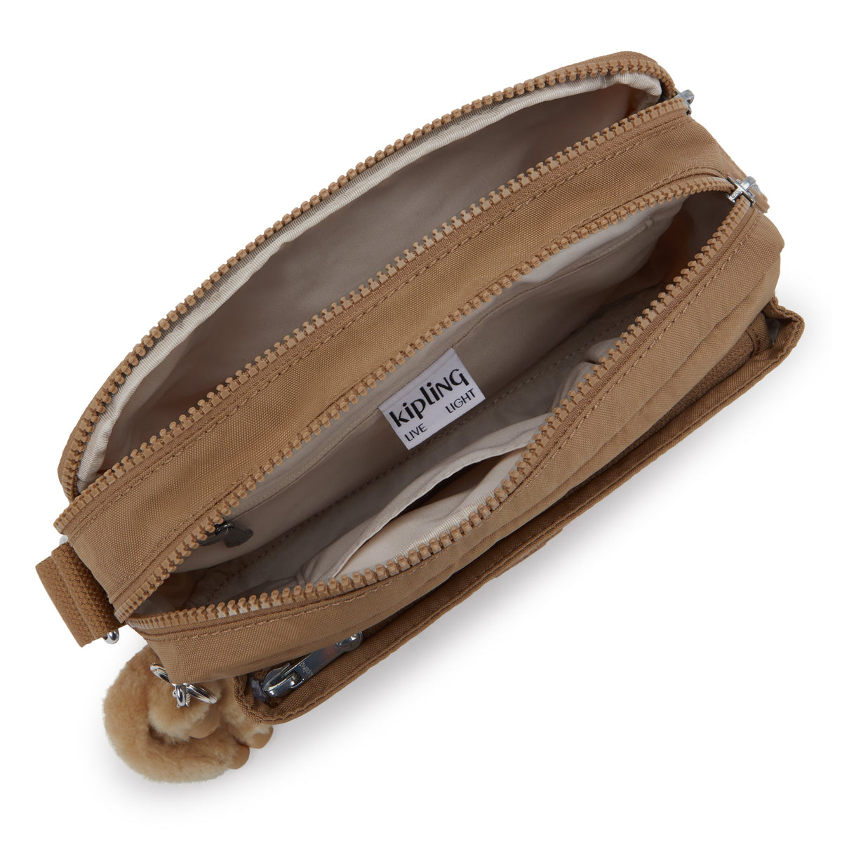Kipling Abanu M Early Tan حقيبة كروس متوسطة I7076-7CN