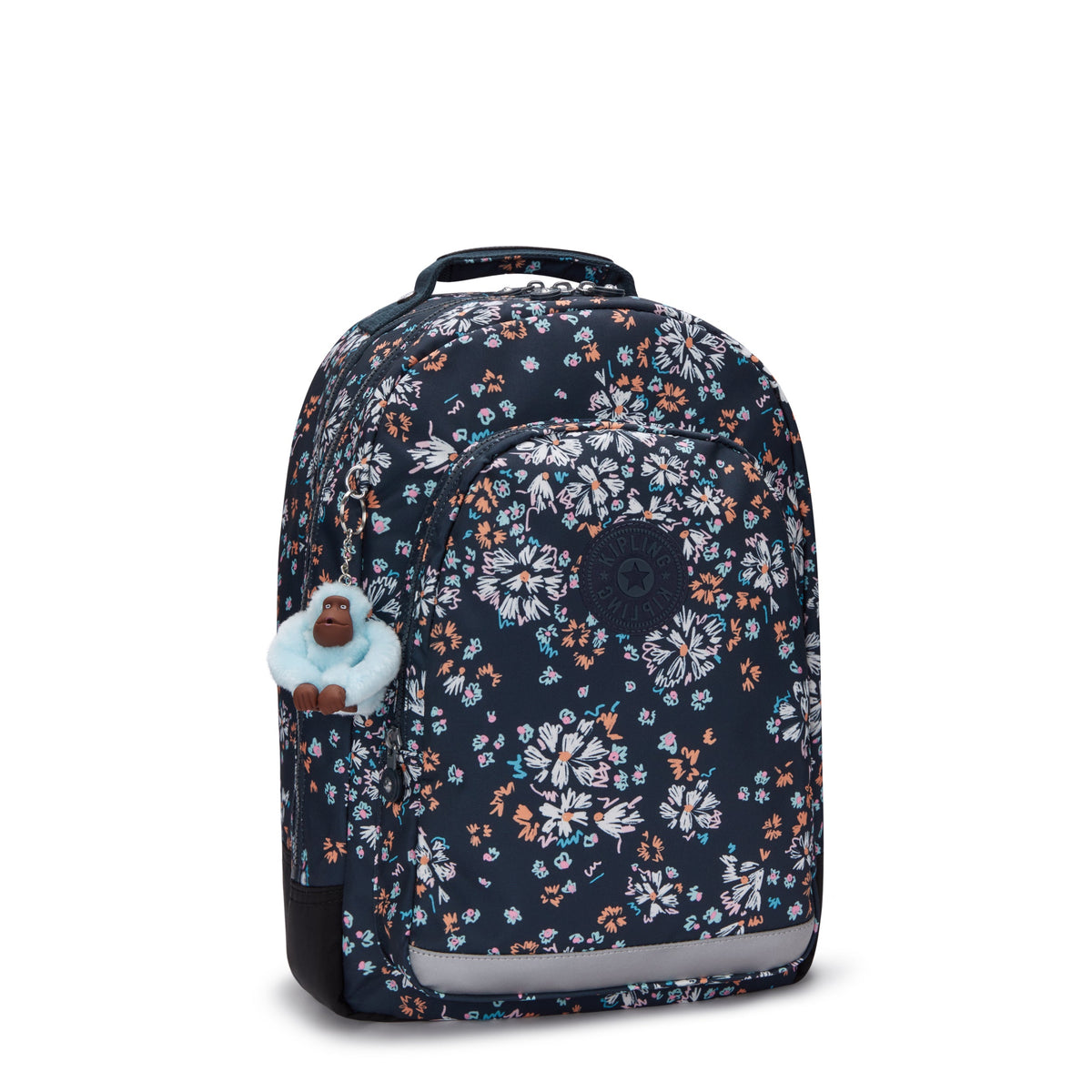 حقيبة ظهر KIPLING Class Room Flower Field كبيرة (مع حماية للكمبيوتر المحمول) I7090-5GB