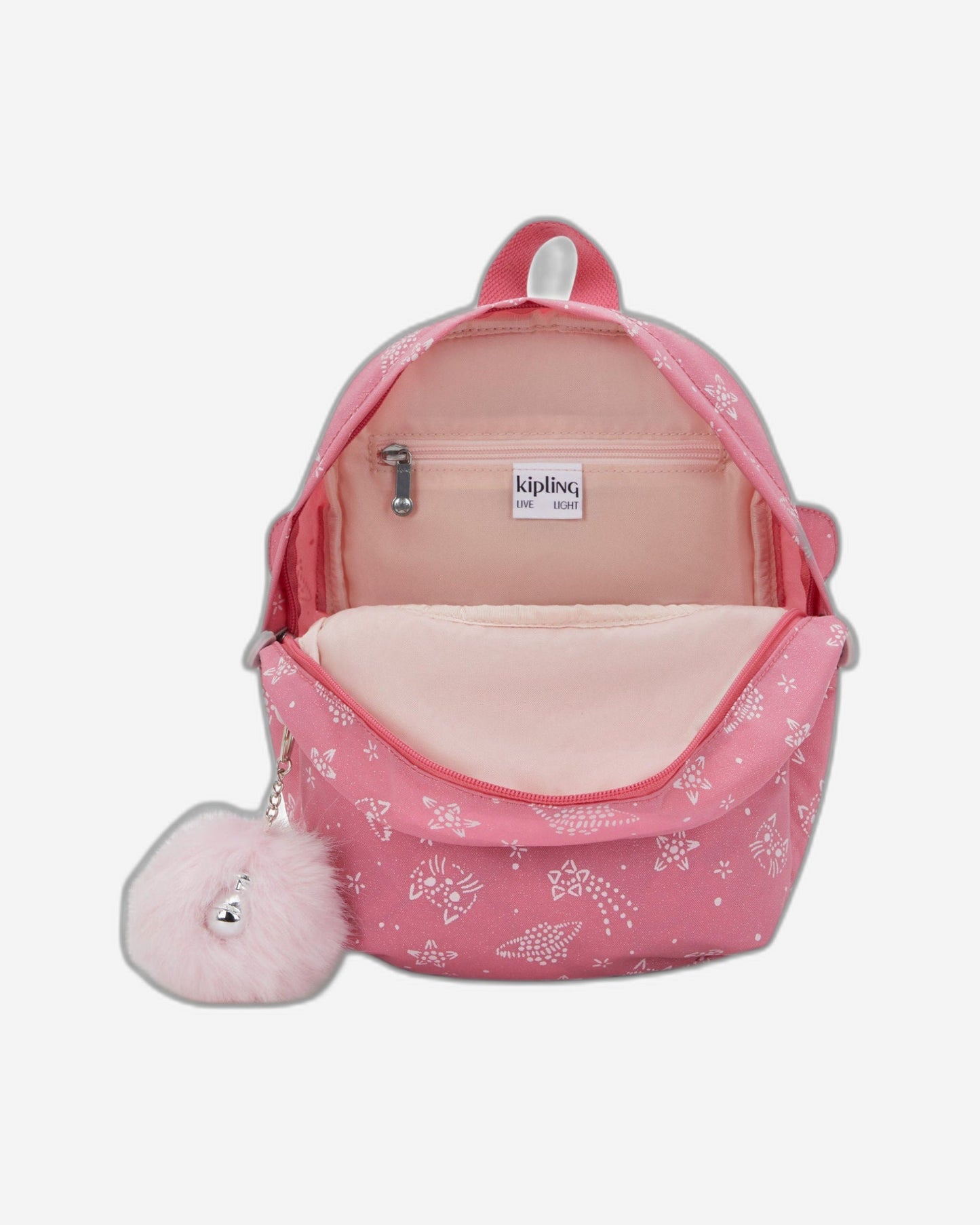 KIPLING Faster Glitter Cats حقيبة ظهر أطفال I7097-5FR