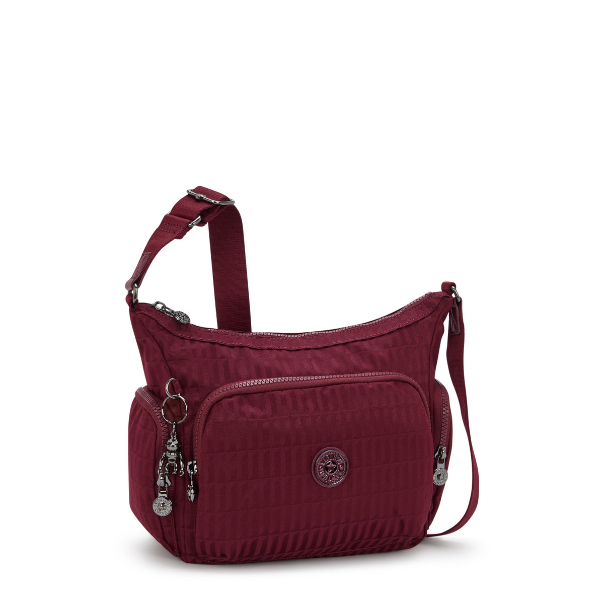 Kipling Gabb S Maroon Tile Jq حقيبة كروس متوسطة I7101-9HX