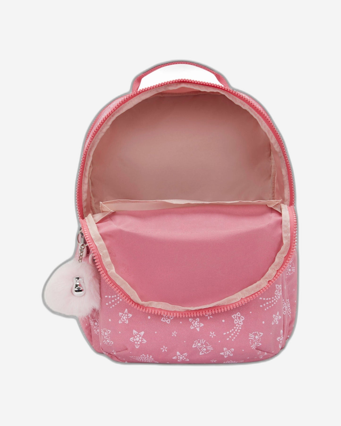 حقيبة ظهر كبيرة KIPLING Seoul Lap Glitter Cats (مع حجرة للكمبيوتر المحمول) I7135-5FR