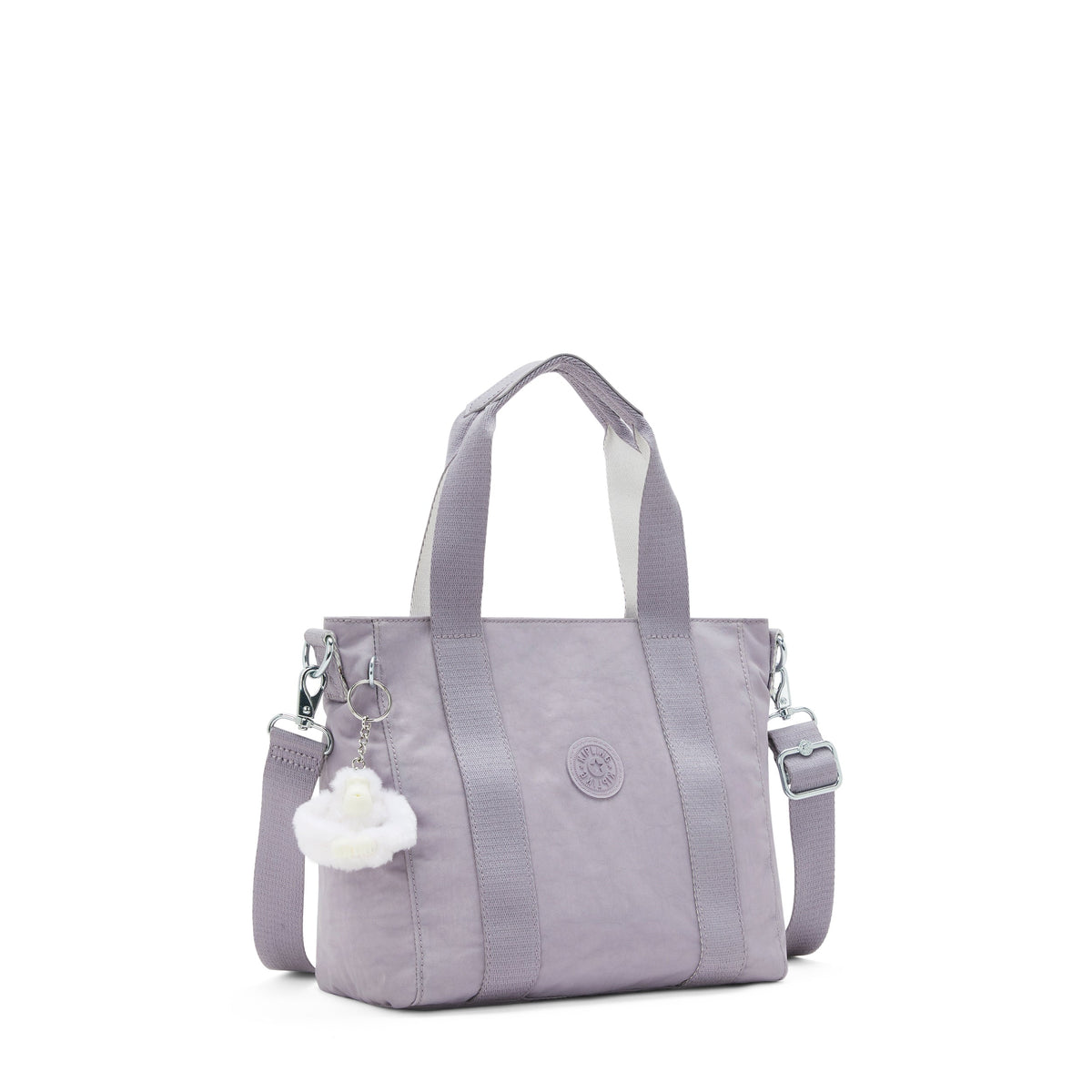 حقيبة KIPLING-Asseni Mini-Small (بحزام كتف قابل للإزالة)-رمادي فاتح-I7149-1FB
