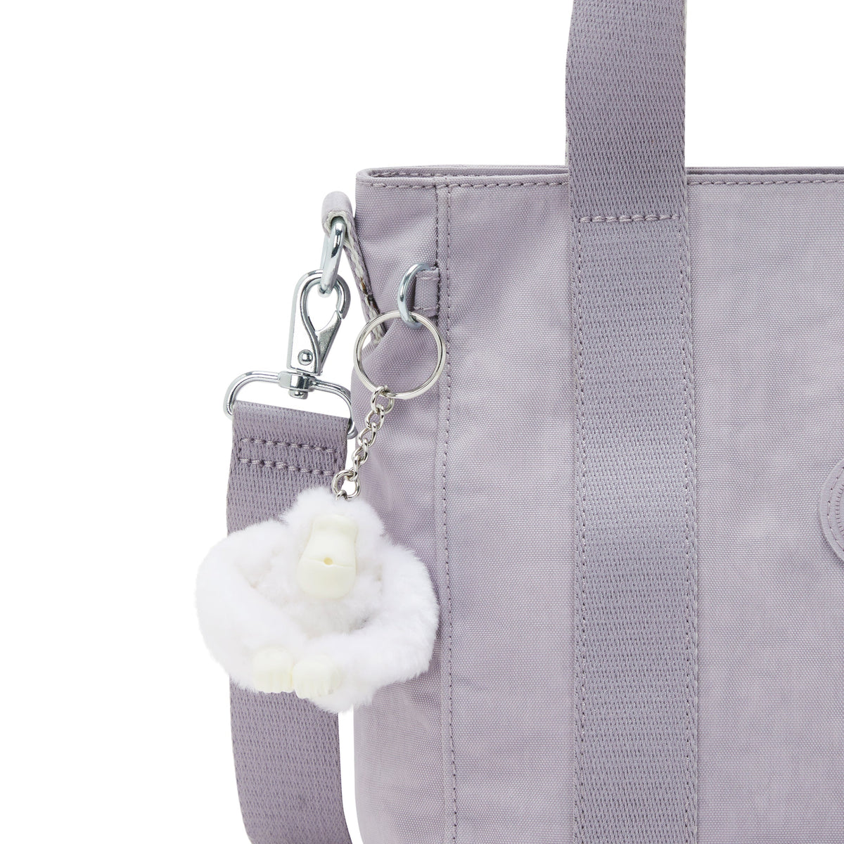 حقيبة KIPLING-Asseni Mini-Small (بحزام كتف قابل للإزالة)-رمادي فاتح-I7149-1FB