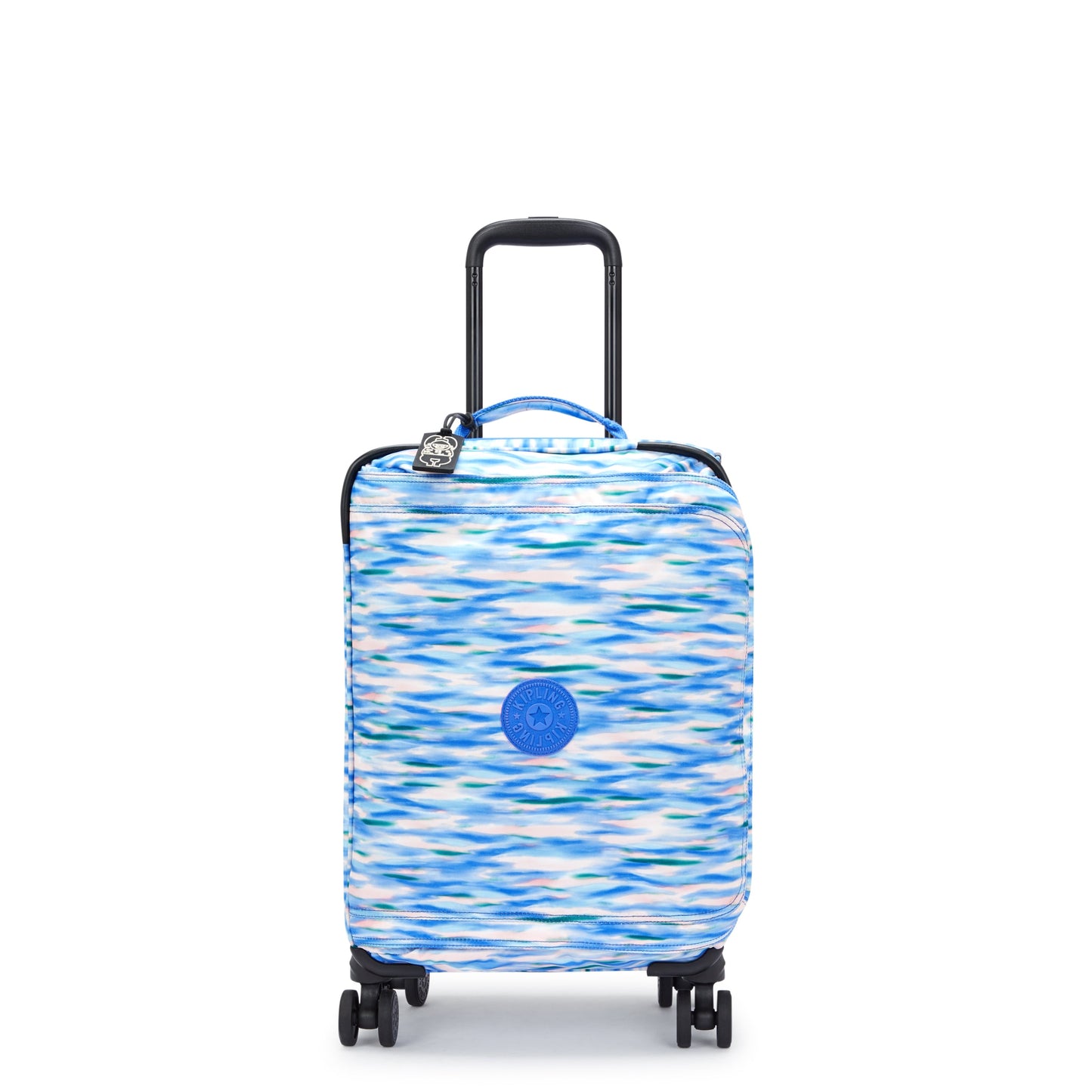 KIPLING-Spontaneous S-Small cabin size wheeled luggage-Diluted Blue-I7211-TX9