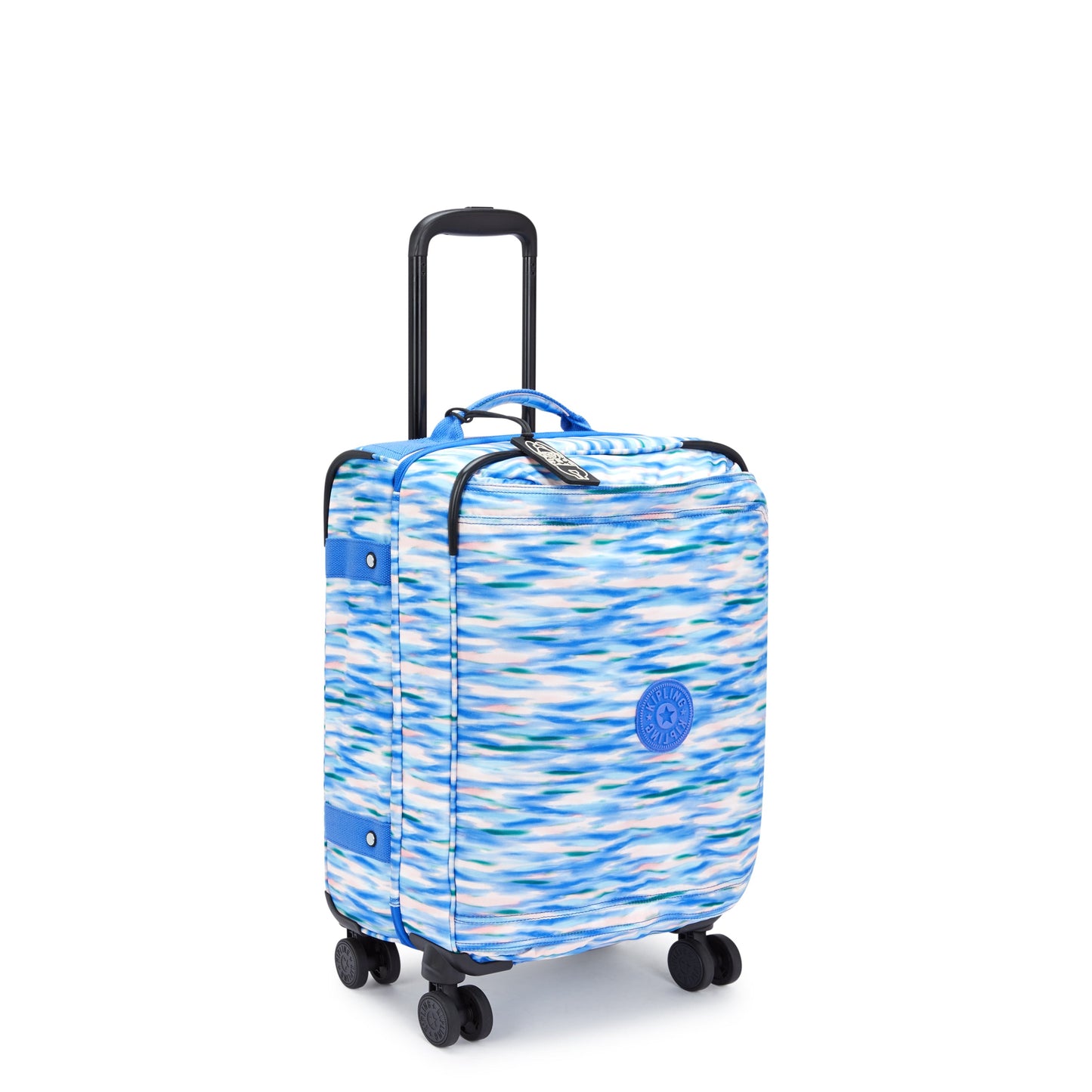 KIPLING-Spontaneous S-حقيبة سفر صغيرة بعجلات - أزرق مخفف - I7211-TX9