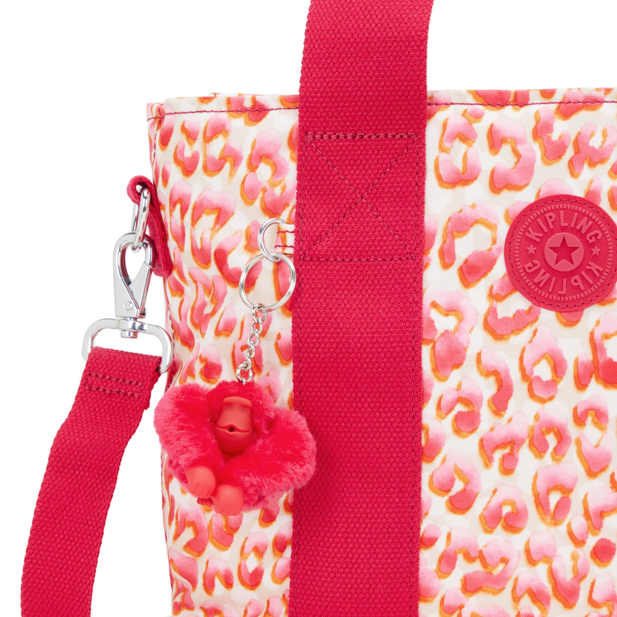 حقيبة KIPLING-Minta M-Medium (بحزام كتف قابل للإزالة)-Latin Cheetah-I7229-6LX