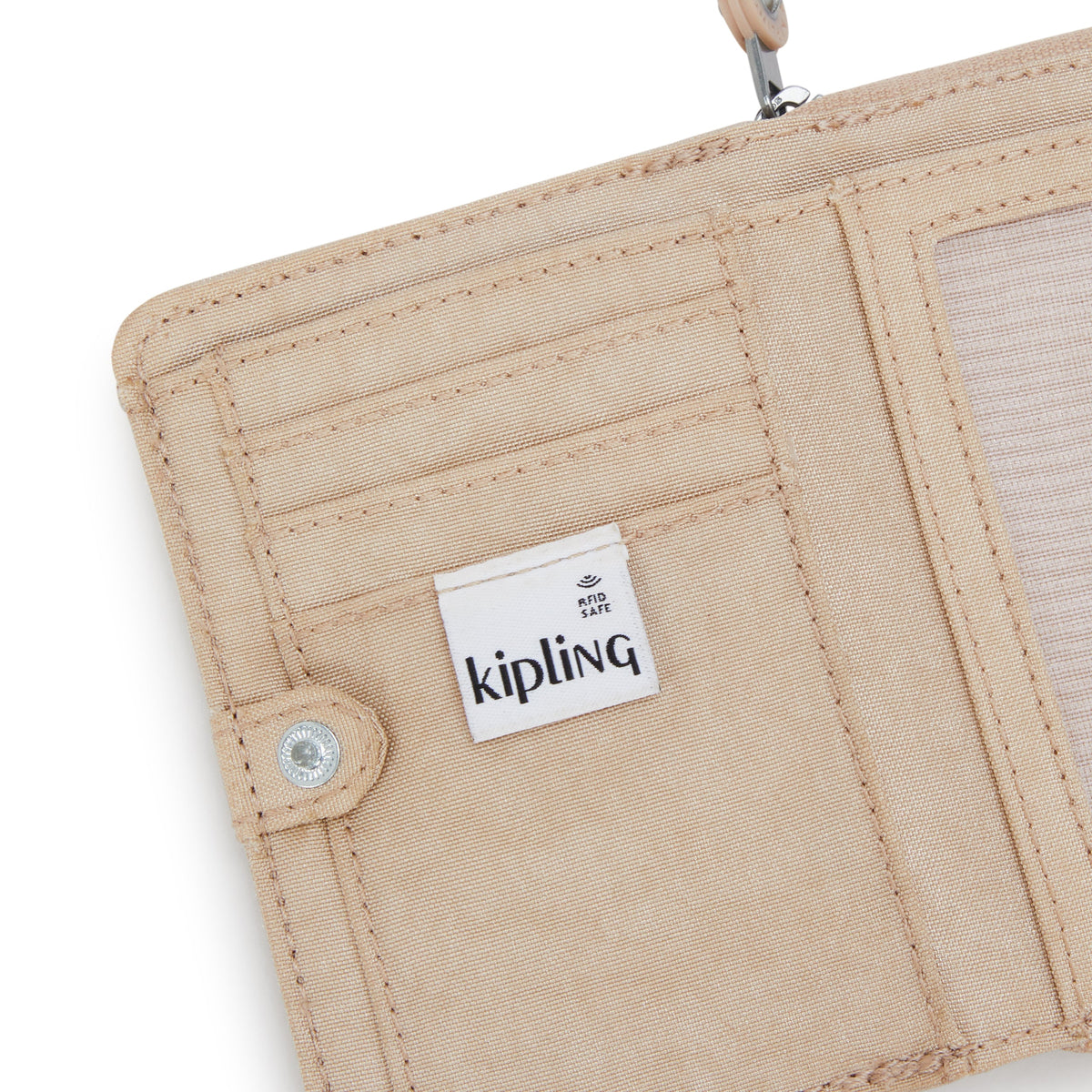 محفظة متوسطة Kipling Money Love Sparkled باللون البيج I7276-5DV