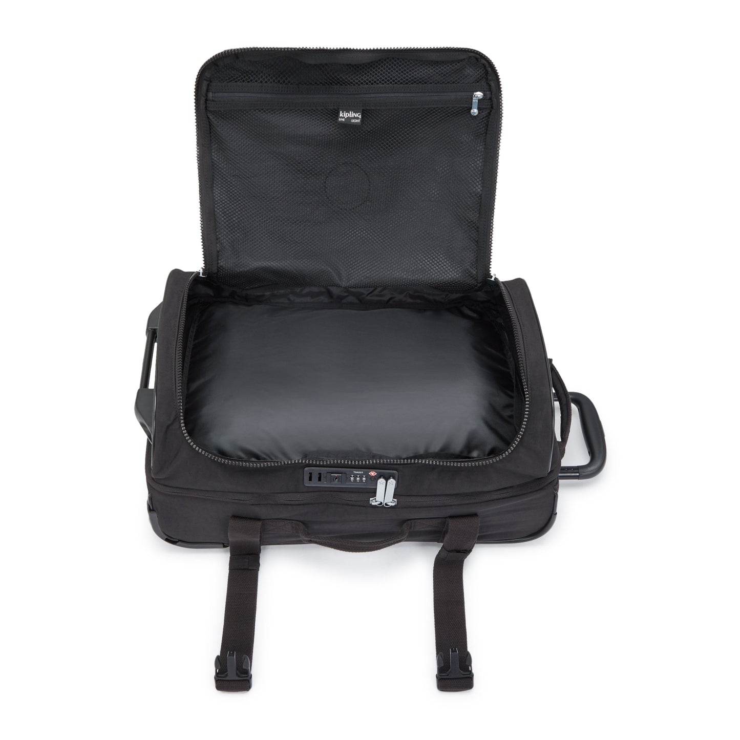 KIPLING-Aviana S-حقيبة سفر صغيرة بعجلات-أسود نوار-I7294-P39