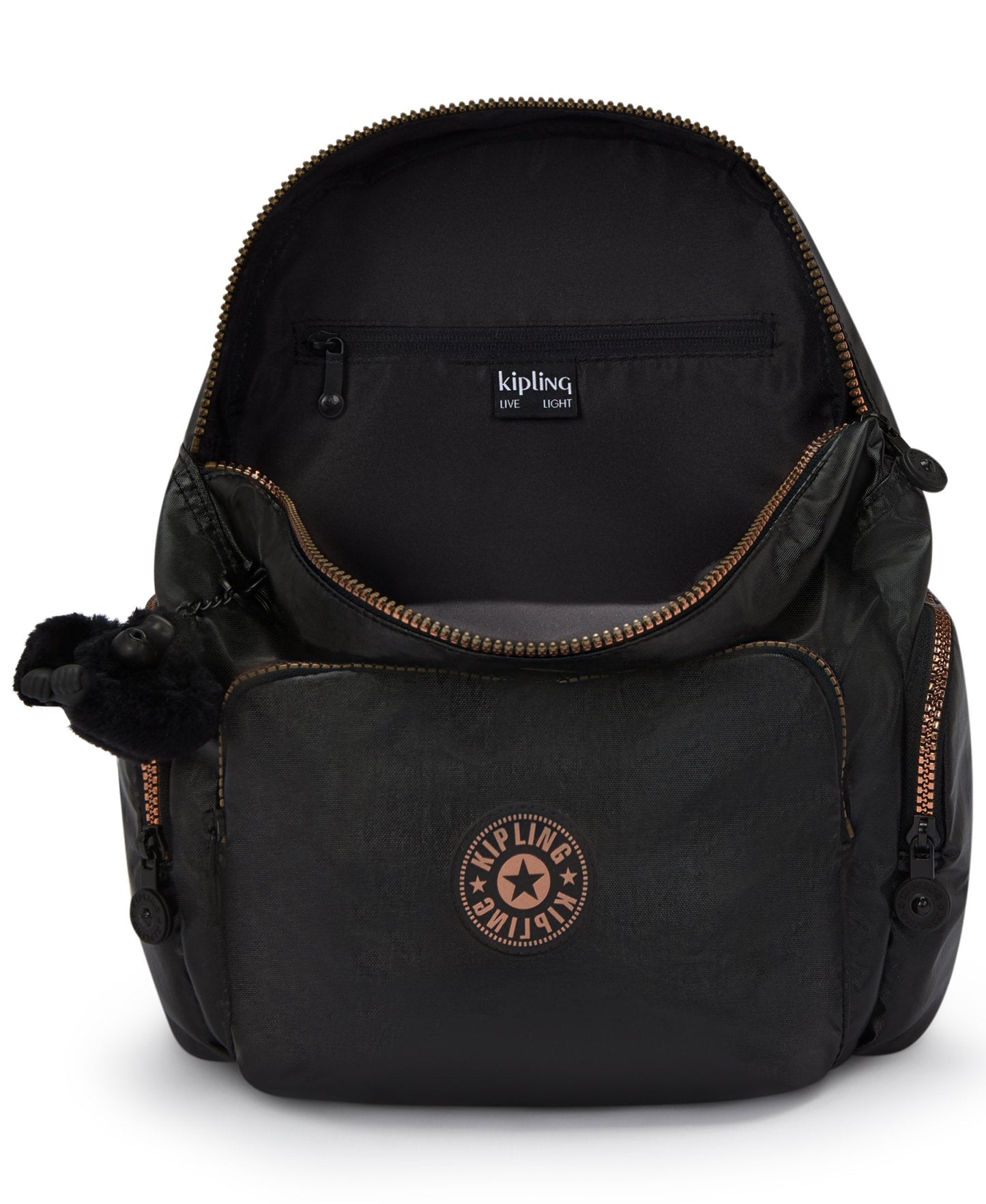 حقيبة ظهر Kipling City Zip S Glorious Copper الصغيرة I7354-6BE