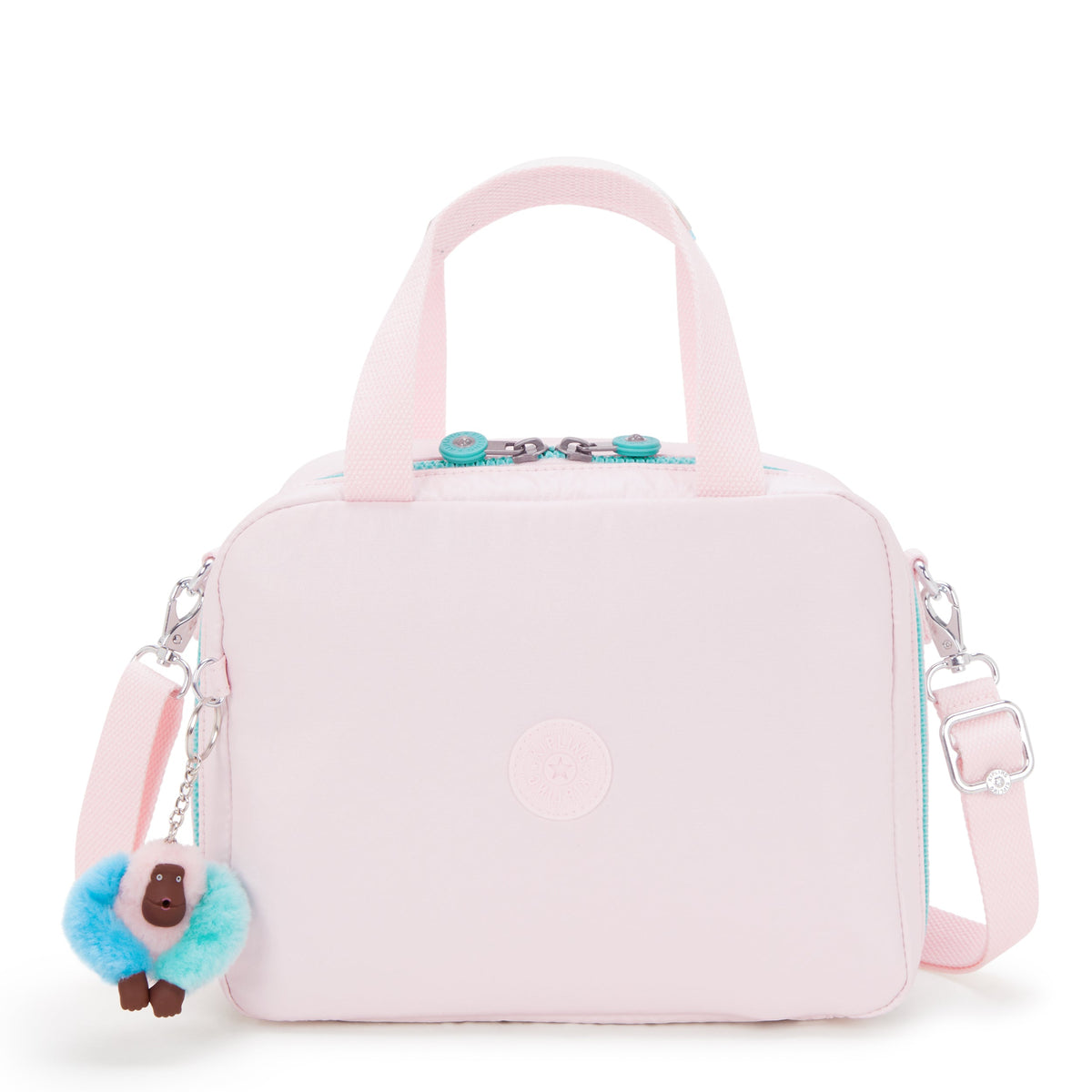 Kipling Miyo Sea Pink Met Large lunchbag with trolley sleeve I7363-52J