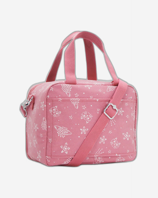حقيبة غداء كبيرة KIPLING Miyo Glitter Cats (مع جيب ترولي) I7363-5FR