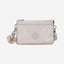 KIPLING Riri حقيبة كروس صغيرة لامعة ميتاليك (مع حزام كتف قابل للإزالة) I7502-48I