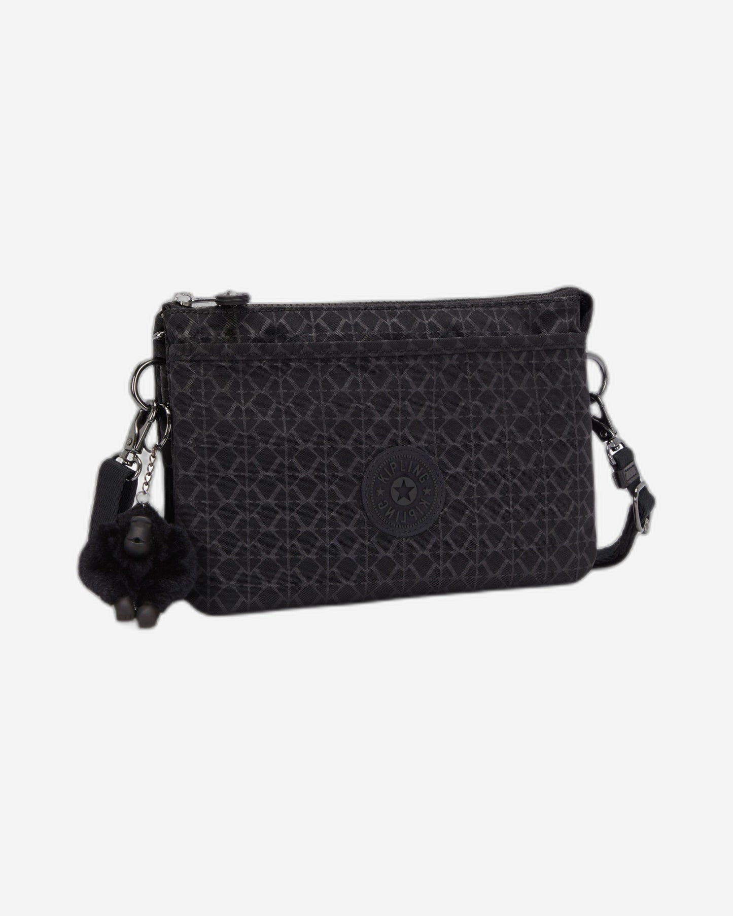 حقيبة كتف KIPLING Riri Signature Emb صغيرة (مع حزام كتف قابل للإزالة) I7502-K59