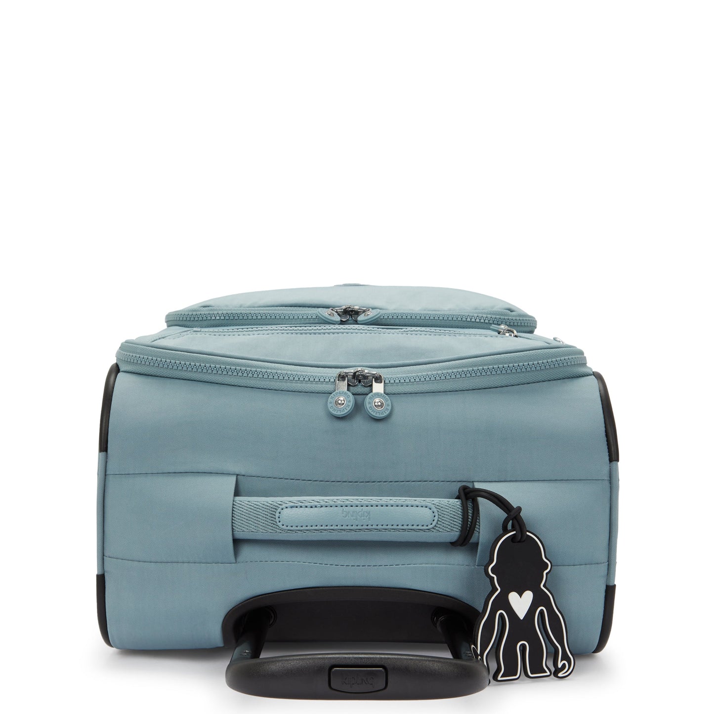 حقيبة سفر Kipling New Youri Spin S رمادية مريحة صغيرة بعجلات I7504-3NL