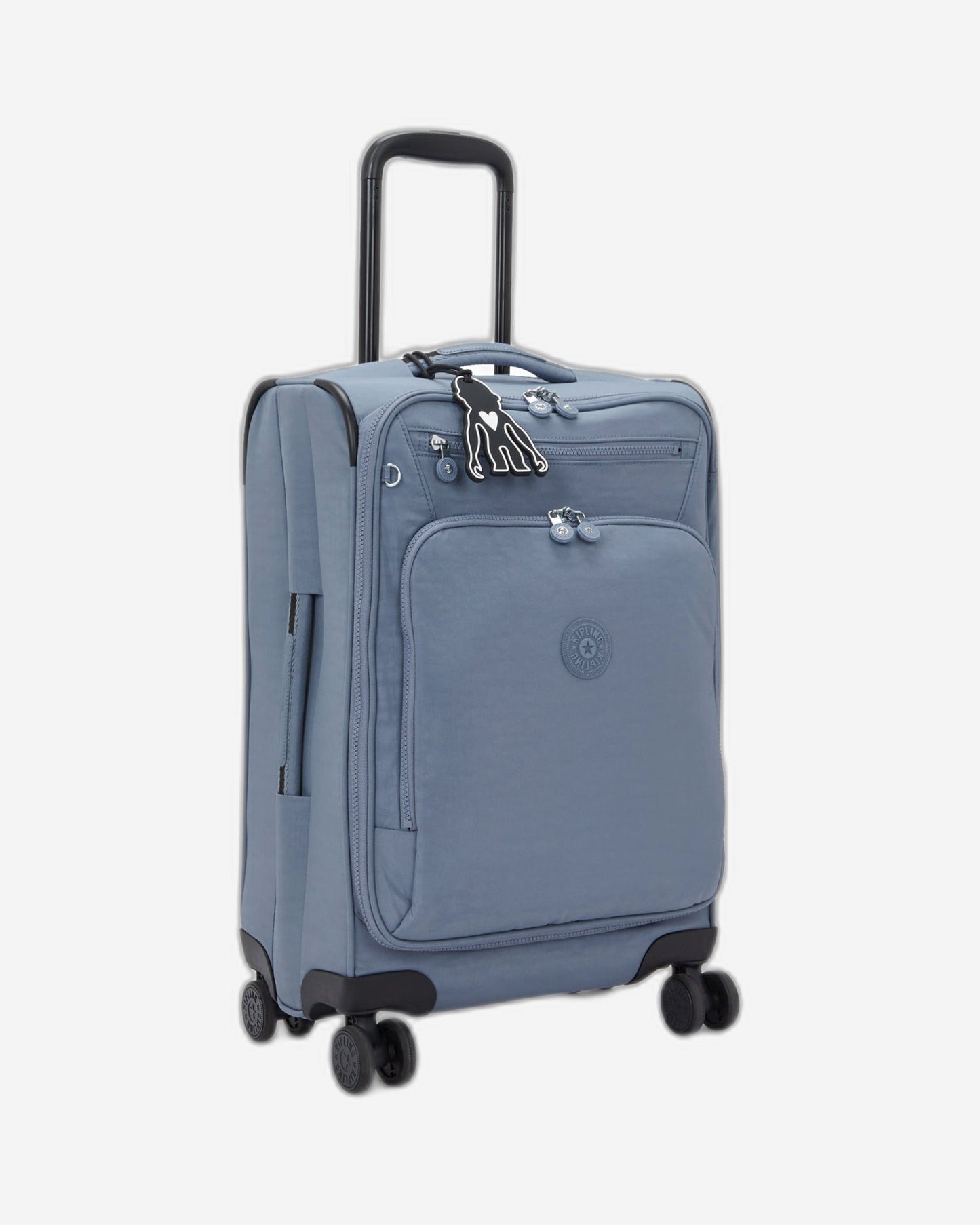 Kipling New Youri Spin S Blue Stone حقيبة سفر بعجلات صغيرة I7504-6FB