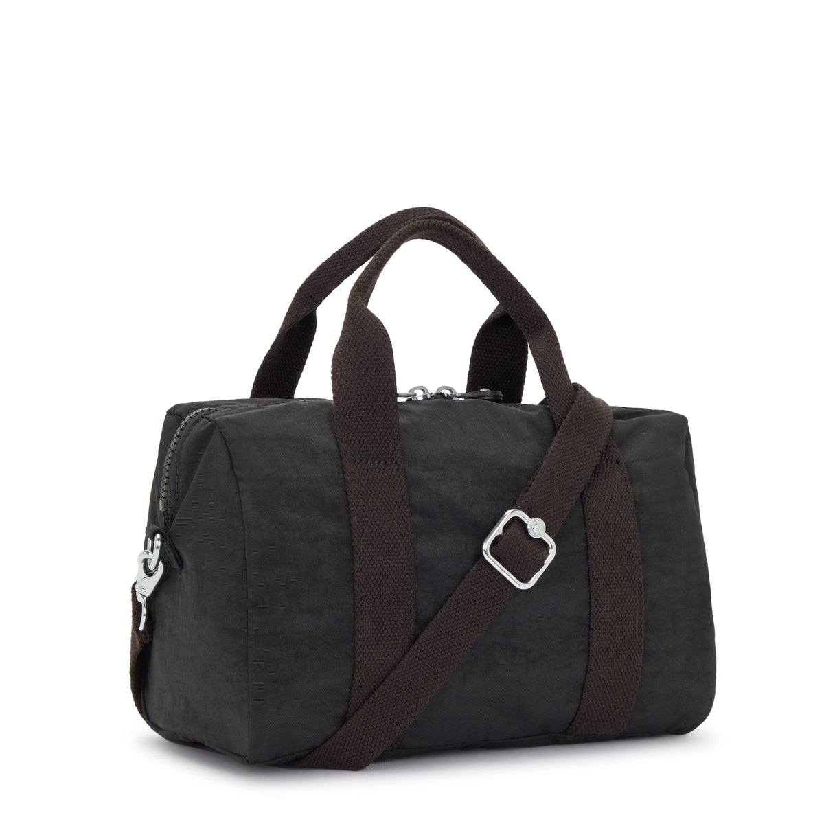 KIPLING-Bina M-Medium handbag (with dechable shoulderstrap)-Black Noir-I7532-P39