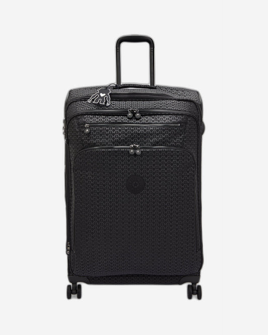 حقيبة سفر Kipling New Youri Spin Signature Emb كبيرة قابلة للتمدد C2I7572-K59