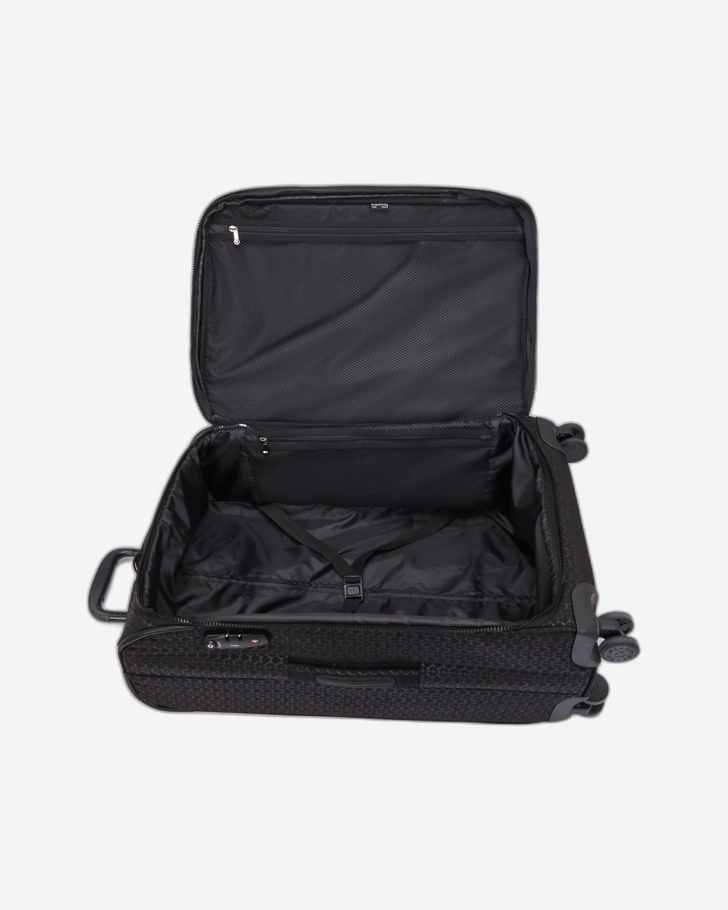 حقيبة Kipling New Youri Spin M Signature Emb متوسطة الحجم قابلة للتمدد C2I7575-K59