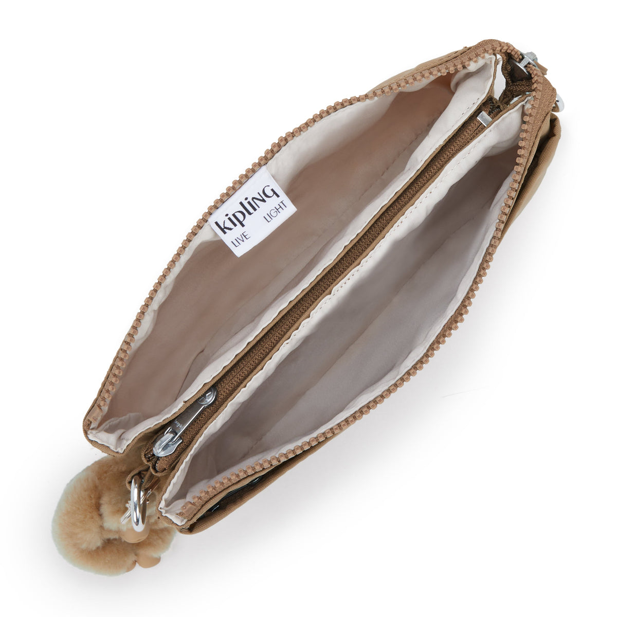 Kipling Riri Early Tan حقيبة كروس صغيرة (مع حزام كتف قابل للإزالة) I7590-7CN