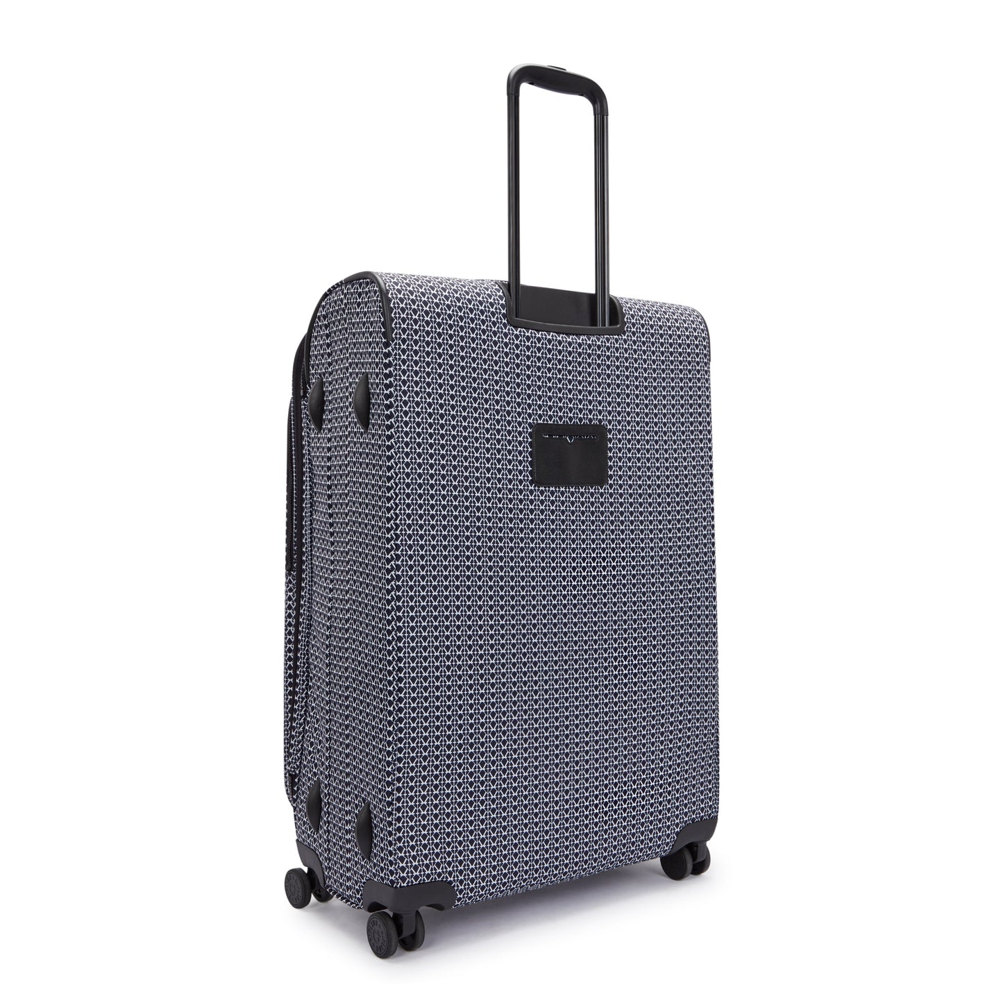Kipling New Youri Spin حقيبة سفر بعجلات كبيرة قابلة للتوسيع بنقشة Signature C2I7640-DD2