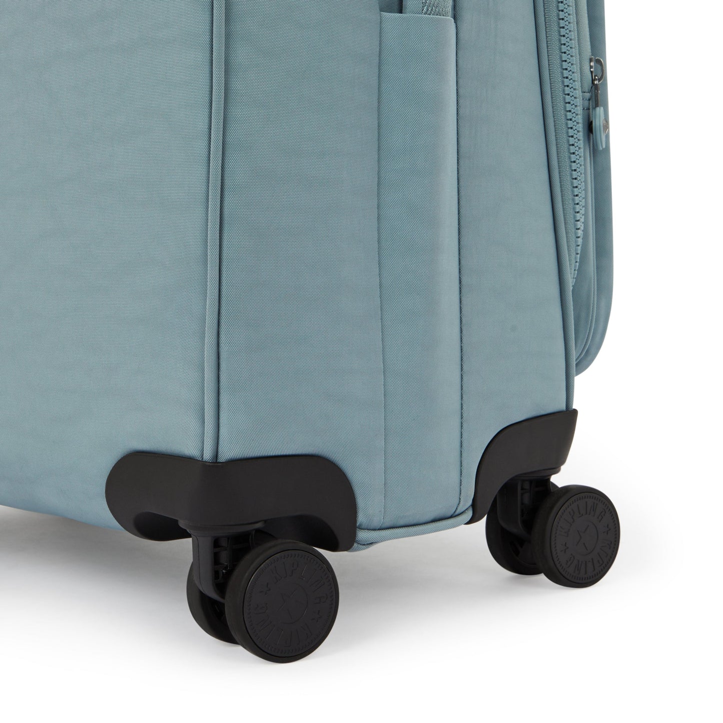 حقيبة سفر Kipling New Youri Spin M مريحة باللون الرمادي متوسطة الحجم قابلة للتمدد بعجلات I7706-3NL