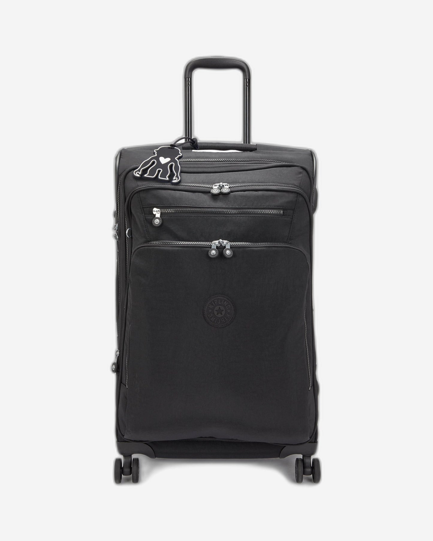 حقيبة Kipling New Youri Spin M سوداء متوسطة الحجم قابلة للتمدد C2I7706-P39