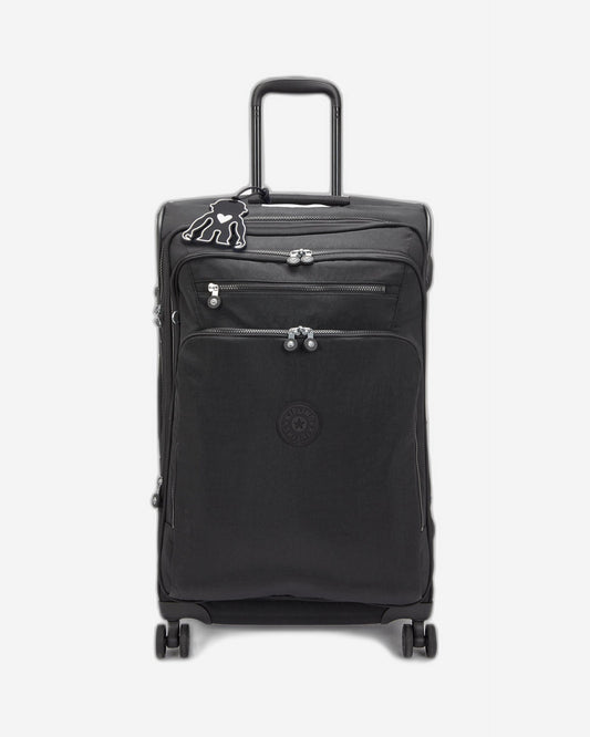 حقيبة Kipling New Youri Spin M سوداء متوسطة الحجم قابلة للتمدد C2I7706-P39