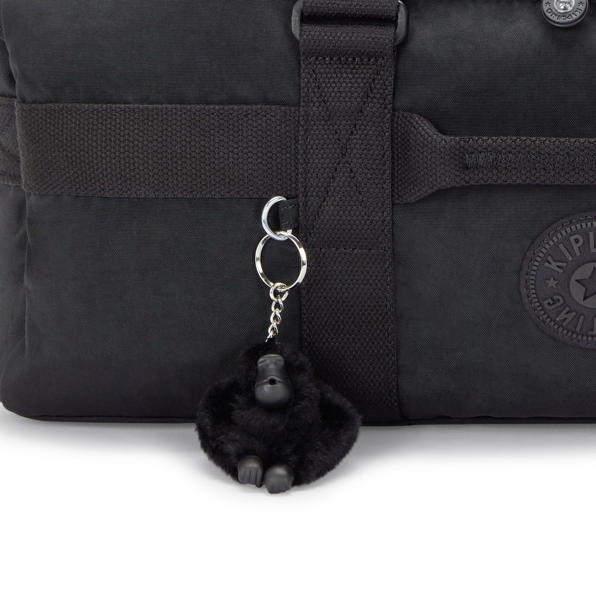 KIPLING Jonis S Black Noir حقيبة سفر صغيرة (قابلة للتحويل إلى حقيبة ظهر) I7712-P39
