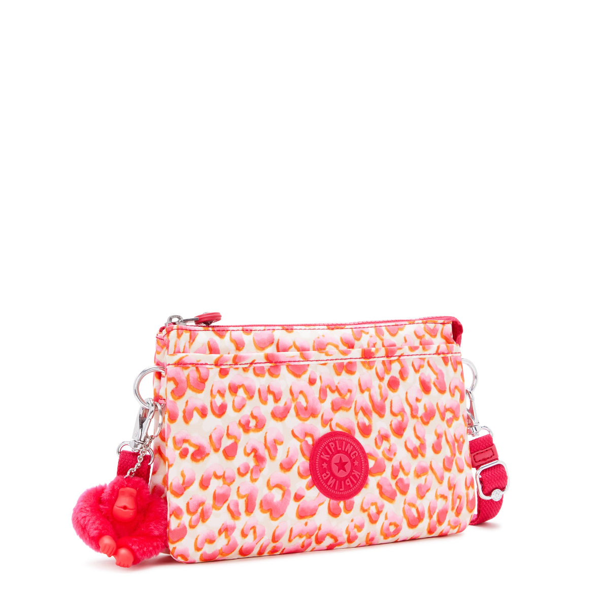 KIPLING-Riri-حقيبة كروس صغيرة (بحزام قابل للإزالة)-Latin Cheetah-I7780-6LX