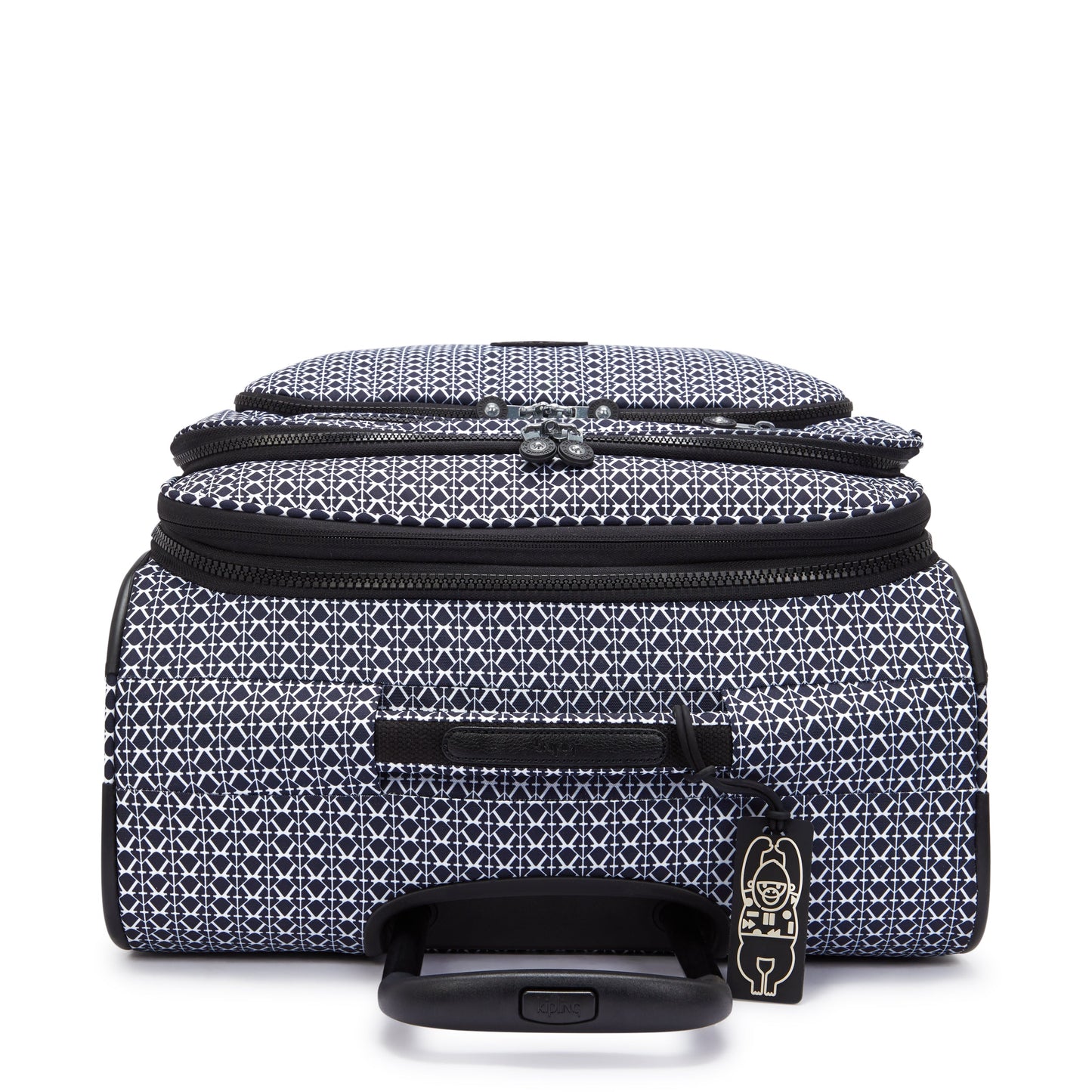 Kipling New Youri Spin M Signature Print حقيبة دوارة متوسطة قابلة للتوسيع C2I7788-DD2