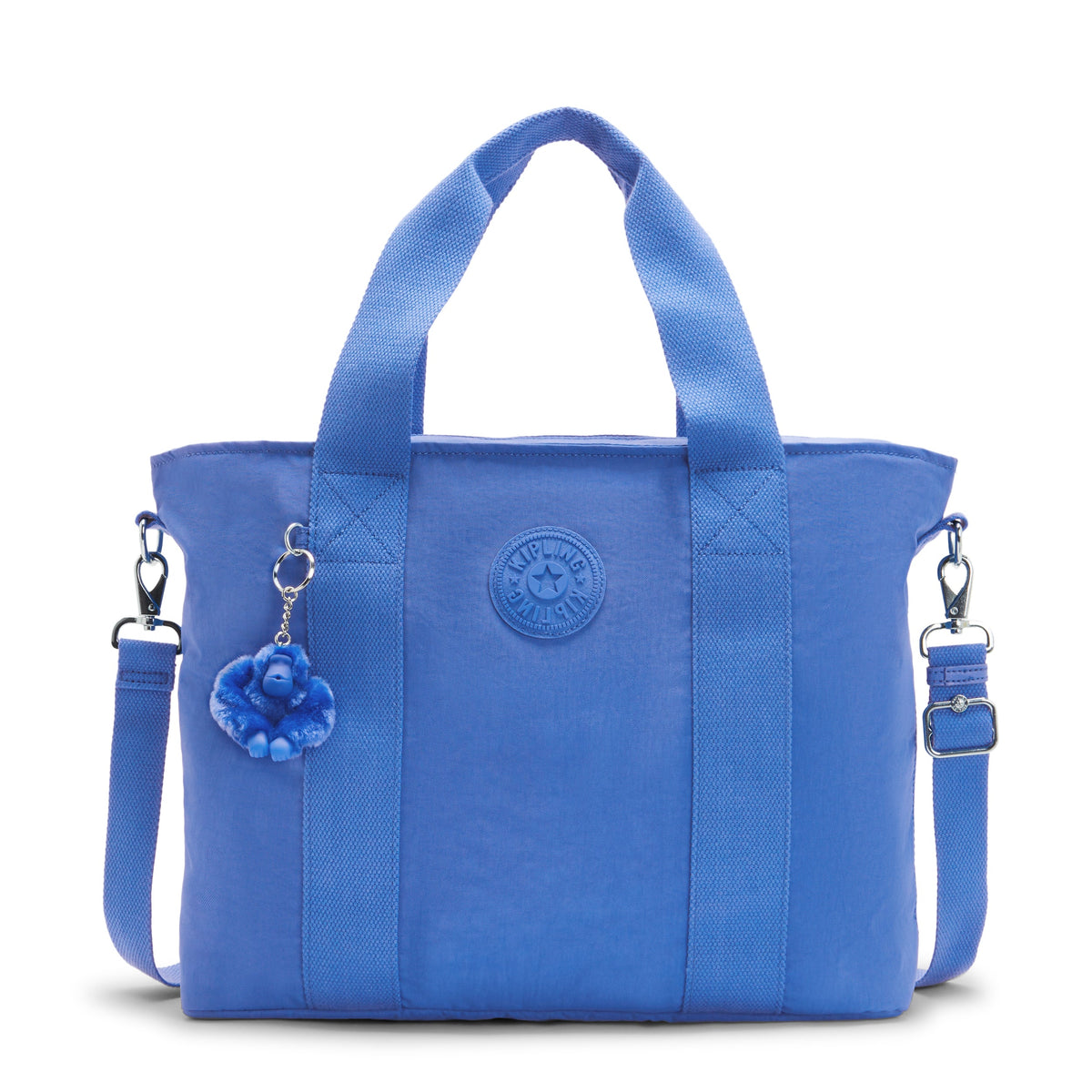 KIPLING-Minta L-Large tote (with removable shoulderstrap)-Havana Blue-I7807-JC7