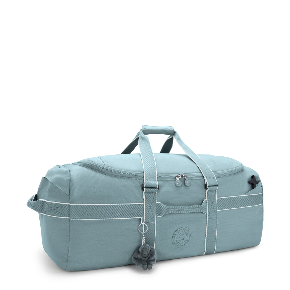 حقيبة Kipling Jonis M مريحة رمادية متوسطة الحجم لعطلة نهاية الأسبوع I7893-3NL